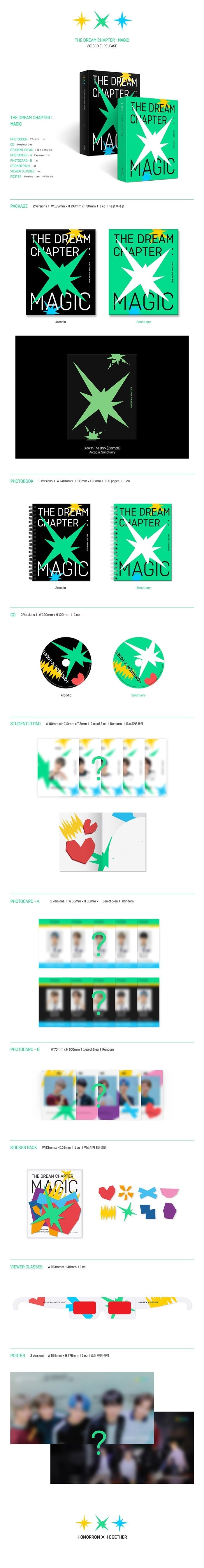 1 CD
1 Photo Book (100 pages)
1 Student ID Pad (random out of 5 types)
1 Photo Card A (random out of 5 types per version)
...